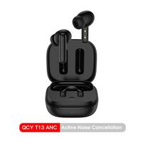 QCY T13 ANC Wireless Earphones Bluetooth 5.3 28dB Active Noise Cancellation Headphones 4 Mics ENC TWS Earbuds 68ms Low Latency juoda