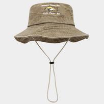 Siuvinėtas žuvies rašto žvejo skrybėlė su apsauga nuo saulės ir ventiliacija žygiams ir žvejybai Khaki beige