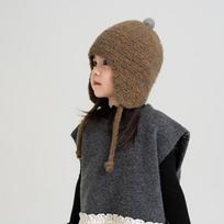 Thick Baby Beanie Cap Warm Ear Protection Hat Fashion Baby Knitted Cap  Winter geltona