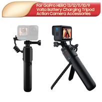 For GoPro HERO 13 12 11 10 9 4900mAh Portable Volta Battery Charging Tripod Remote Control Handheld Action Camera Accessories