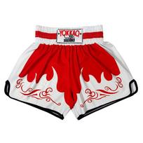 Muay Thai Training Shorts MMA Boxing Kickboxing Fitness Workout M Suggested Height 155 red