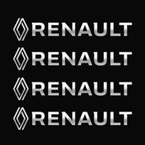 Car Badge Emblem Stickers Car Side Fender Window Body Audio Sticker for Renault Megane 3 2 4 Clio4 5 Captur Trafic Scenic2