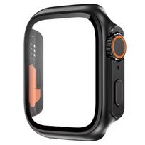 Tempered Glass+Case For Apple Watch 11 10 46mm 42mm Ultra 3 49mm Screen Protector Cover iWatch 9 8 7 6 5 SE 45mm 41mm 44mm Shell 7 Official Black Series 11-