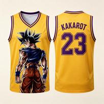 2026 Dragon Ball Kakarot 23 Krepšinio Džersis Tėvų ir Vaikų Derinimo Apranga Be Rankovių Tank Top Anime Streetwear Aukštos Kokybės 5XL