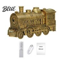 Steam Locomotive Humidifier Remote & LED Unique Desk Accessories for Study Light Aroma Diffuser with Timer ruda