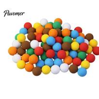 Toy Balls for Kids 40Pcs Colorful EVA Foam Golf with 2.15cm Diameter Soft Lightweight Ball Realistic Feel & Long Lasting Limited Flight Practice 40pcs