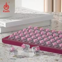 Kailh Box Silent Pink Switch Mechanical Keyboard Switch Office Waterproof And Dustproof Linear SMD MX 3Pin Switchs Hot Swap 30PCS