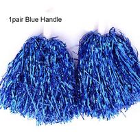 rankena Klubo Sporto Reikmenys Šokėjos Pomponai Šokis Šokio Kamuolys Šventės Dekoratorius 1pair Blue Handle