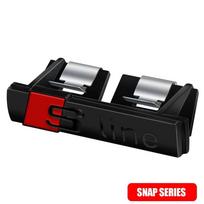 2026 Car Front Hood Grille Quattro Sline Emblem Badge Sticker For Audi Quattro Sline A1 A2 A3 A4 A7 Q2 Q5 SQ5 RS5 TT Auto Accessories