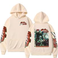 Anime Jojo keisti nuotykiai Dio Kakyoin Noriaki Hoodies Vyrai Moterys Drabužiai Su Gobtuvu Palaidinės Polarinis Ilgomis Rankovėmis Megztiniai XS