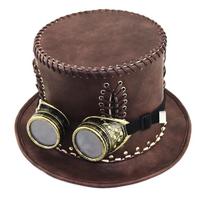 European & American Plague Doctor Unisex Top Hat - Halloween Punk Style Ball Accessory One Size
