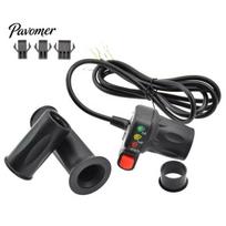 Bike Accessories 36/48V Electric Throttle with Switch Power Display Self-locking Mountain Speed Control Handle Bar 48v