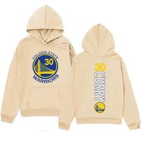 Golden Autumn Winter Warriors State Stephen Curry 30 Printed Hoodies Casual Warm Sports Long Sleeved Mens And Womens Unisex Hooded Sweatshirts S chaki