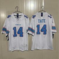 Titan Football Jersey 1 98 14 Tate Light Blue Size S-XXL Sports Fan Game Wear Titans 8 Light Blue gray