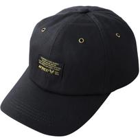AVIREX Military Tag Cap Baseball Cap Hat Low Cap Black 6-Panel Men's juoda