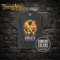 S.T.A.L.K.E.R. Shadow of Chernobyl - 2000-ųjų Vintažinis FPS Siaubo Žaidimas Marškinėliai 2XL gray