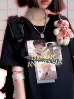 Codename: Anastasia Manhwa T-shirt (Standard & Oversized) S gray