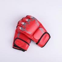 MMA Boxing Gloves Half-Finger Training Punching Bag Sandbag Muay Thai Kickboxing Adult Combat Sports Tiger Claw Red