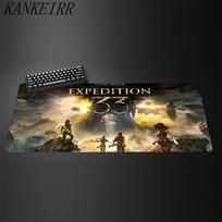 Clair Obscur Expedition 33 Mouse Pad Keyboard Mouse Mat Large Gamer Mousepad Gaming Accessories XXL PC Cabinet Desk Mats 90x40CM 600x300x2mm