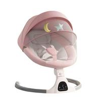 Rocking Baby Bed Electric Luxury Electric Swing Shaker Recliner Baby Auto Swing Chair Five-point Seat Belt With Remote Control