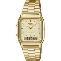 Casio AQ-230GA-9DMQ Analog-Digital Quartz Watch - Gold beige