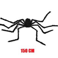 Helovino Didelis Pliušinis Voras Siaubo Helovino Dekoracija Šventės Rekvizitas Lauko Milžiniškas Voras Dekoracija 30-200cm Kambario Pokštas Juodas Voras