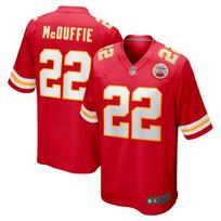 2026 NFL Football Jersey Short Sleeve Embroidered Chiefs Team Game Day Apparel Red No.22