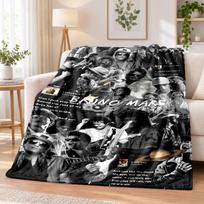 Bruno Mars Flannel Throw Blanket Soft Warm Cozy For Sofa Bed Indoor Home Bedroom Use 130cmx150cm