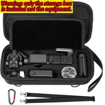 Carry Case for DJI OSMO Pocket 4P,Pocket 4 Pro Accessories Compact Hard Shell Cover Travel Bag with Shoulder Strap,Storage Csae