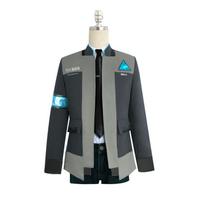 Aukščiausios kokybės Detroit Become Human Rk800 Connor Cosplay Kostiumas Pilnas Aprangos Rinkinys Striukė Paltai Galutinei Vaidmenų Žaidimo Patirčiai Coat,L gray