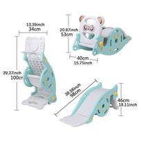 3 in 1 Rocking Horse Slide Playground for 1-6 Years Old Kids