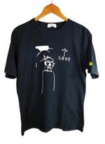 Vintage Jean MICHEL BASQUIAT Shirt Med 90s Jmb Basquiat Ober Samo Pop Art Artwork Andy Warhol 90's Basquiat Haring Black T shirt Medium L black