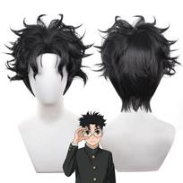 Cardamom Supernatural Armed Dang Dang Ken Takakura Black Short Hair Cosplay Wig black