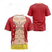 2026 One Piece Monkey D. Luffy 3D Print T Shirt Men Women Red Vest Cosplay Anime Graphic Tee Streetwear Casual Short Sleeve Tops 3XL beige