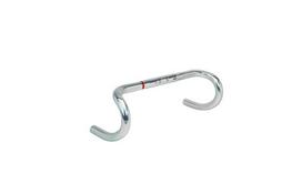 NITTO M106-NAS Aluminum Drop Handlebar, 380 mm, 26.0 mm Clamp, Silver white
