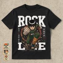 Naruto Rock Lee Shirt, No Talent Only Effort Anime Tee, Hard Work Ninja Washed V 120 white