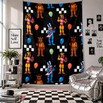 Wall TapestryFive Nights at Freddys Art Hanging Cloth Decorative Background Cover for Room Decoration 180cmx230cm