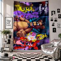 Wall TapestryFive Nights at Freddys Art Hanging Cloth Decorative Background Cover for Room Decoration 180cmx230cm