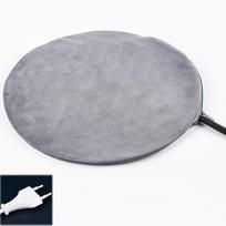 9-speed Adjustment Pet Heating Pad Plush Cat Heating Mat Electric Warming Pad  Cold Weather 30 cm/11.81 in-EU Plug 220V gray