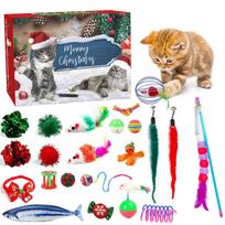 Christmas Pet Countdown Blind Box Dog Toy With Plastic Material For Holiday Gift And Cat Play Cat Toy D
