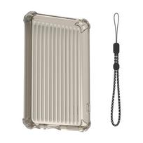 Portable Music Player Case for Innioasis Y1 MP3 Player, Flexible TPU Cover with Textured Back and Carry Strap
