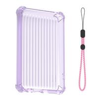 Portable Music Player Case for Innioasis Y1 MP3 Player, Flexible TPU Cover with Textured Back and Carry Strap