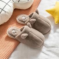 Cute Cat Paw Slippers For Women Men Winter Non Slip Warm Home Indoor Comfort Footwear 41 ruda