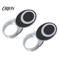 LED Reflection Cover Indicator Light for Ray-Ban Meta Smart Glasses, Anti-Glare Glasses Accessory Rotating Shading Sticker, Protective Camera Blocking 2pcs balta