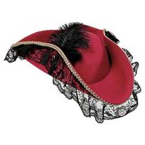 Casual Solid Color Cosplay Pirate Hat Stage Performance Jack Hat Adult Tricorn Hat Party Hat Decoration Captain Hat Carnival