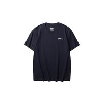 JACK WOLFSKIN Quick-Dry T-Shirts Men's Crew Neck Moderate Straight Fit 5822212 L black