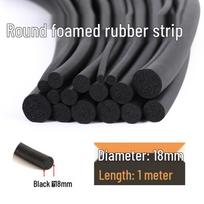 EPDM O formos apvalus guminis putoplastinis sandarinimo profilis (2-10 mm)