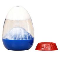 Unique Volcano Eruption Timer Liquid Motion Timer, Egg?Shaped Floating Sand Hourglass, Volcanic Quicksand Hourglass Desktop Dynamic Stress balta