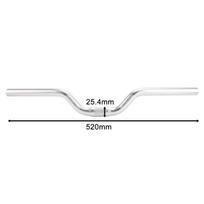 Aluminum Alloy Bike Handlebar for All-Terrain Riding white