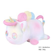 Aphmau Burger French Fries Feline Plushie Figure Toy Cuddly Bolster Sweet Food-Themed Kitten Headrest  Collectors Feline Plush 26cm juoda